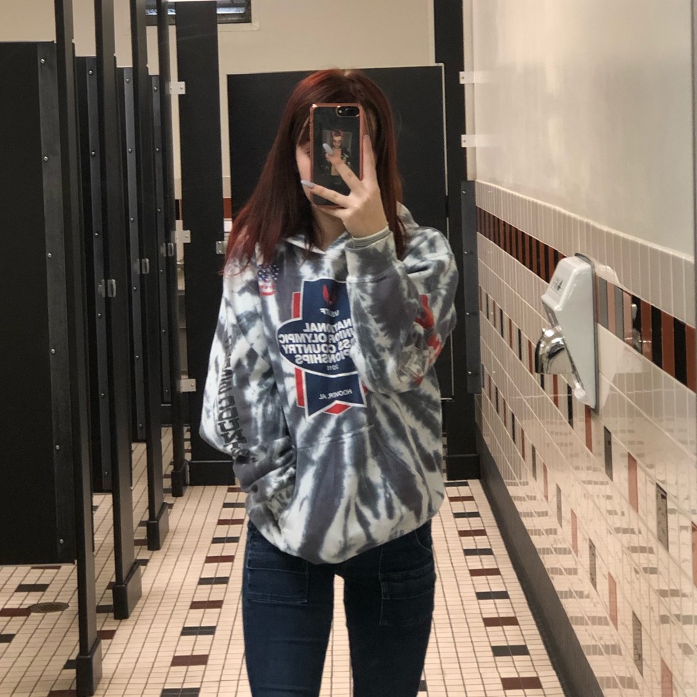 tie dye hoodie